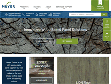 Tablet Screenshot of meyertimber.com
